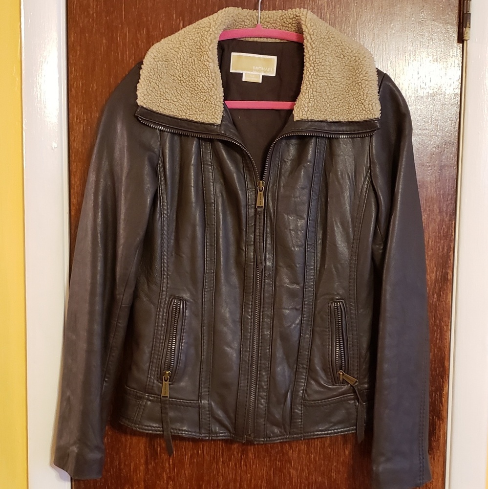 Michael Kors leather jacket